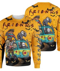The horror movie villains friends halloween day sweatshirt 1