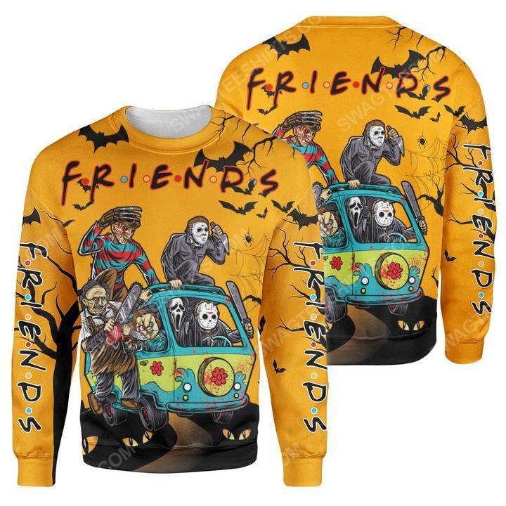 The horror movie villains friends halloween day sweatshirt 1