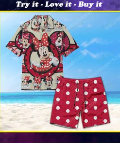 The minnie mouse summer vacation hawaiian shirt
