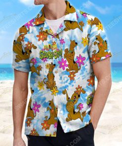 Tropical aloha scooby doo summer vacation hawaiian shirt 3(1)
