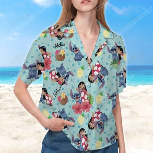 Tropical fruit lilo and stitch summer vacation hawaiian shirt 3(1)