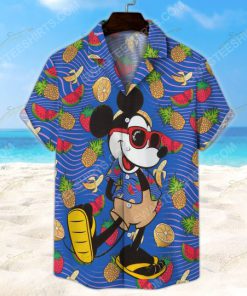 Tropical fruit mickey mouse summer vacation hawaiian shirt 2(1)