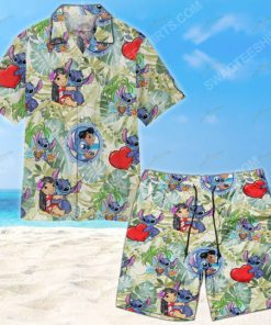 Tropical lilo and stitch summer vacation beach short 1