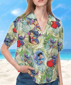 Tropical lilo and stitch summer vacation hawaiian shirt 3(1)