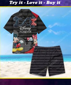Tropical mickey mouse disney forever summer vacation hawaiian shirt