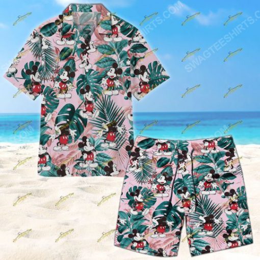 Tropical mickey mouse summer vacation beach short 1