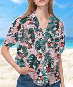 Tropical mickey mouse summer vacation hawaiian shirt 3(1)