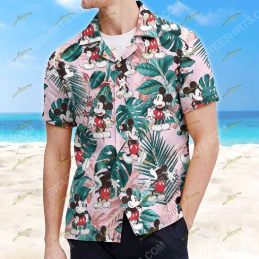 Tropical mickey mouse summer vacation hawaiian shirt 4(1)