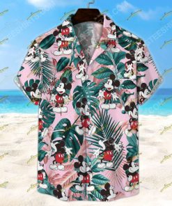 Tropical mickey mouse summer vacation hawaiian shirt 5(1)