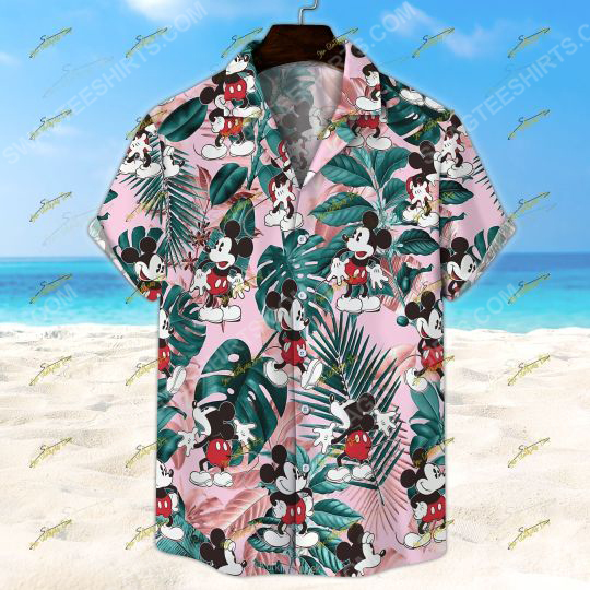 Tropical mickey mouse summer vacation hawaiian shirt 5(1)