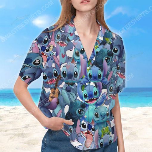 Tropical stitch walt disney summer vacation hawaiian shirt 2(1)