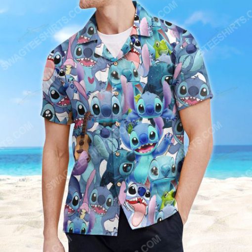 Tropical stitch walt disney summer vacation hawaiian shirt 4(1)