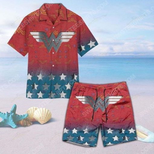 Tropical wonder woman summer vacation hawaiian shirt 2(1)