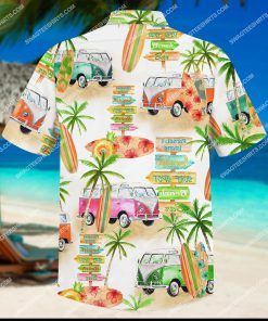 camper van and beach summer all over print hawaiian shirt 4(1)