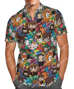 chibi harry potter characters all over print hawaiian shirt 3(1)