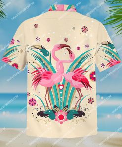 flamingo couple pattern all over print hawaiian shirt 4(1)