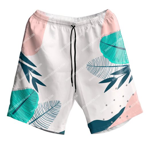 flamingo let the summer begin all over print shorts 1