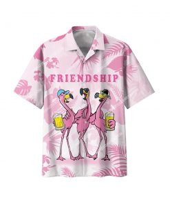 friendship flamingos beer party all over print hawaiian shirt 2(1)