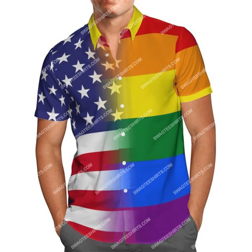 lgbt pride the rainbow flag all over print hawaiian shirt 3(1) - Copy