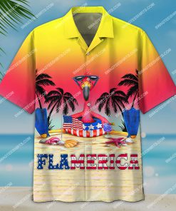 summer flamerica flamingo all over print hawaiian shirt 3(1)