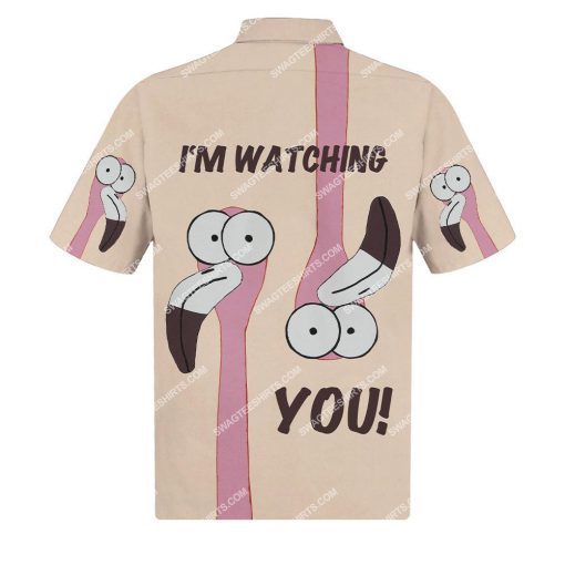 summer flamingo i'm watching you all over print hawaiian shirt 4(1)