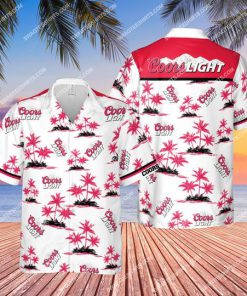 summer party coors light beer all over print hawaiian shirt 1 - Copy