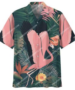 summer tropical floral flamingo all over print hawaiian shirt 2(1)