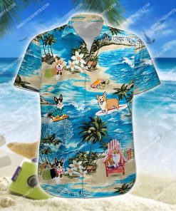 surfing corgi dog lover all over print hawaiian shirt 3(1)