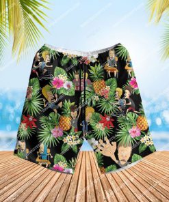 the beavis and butt-head tv show summer party all over print hawaiian shorts 1 - Copy