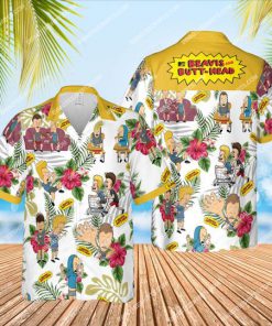 the beavis and butt-head tv show summer vibes all over print hawaiian shirt 1