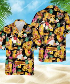 the bob's burgers tv show summer party all over print hawaiian shirt 1