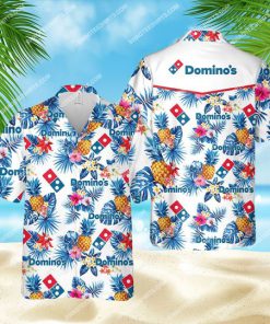 the domino's pizza all over print hawaiian shirt 1