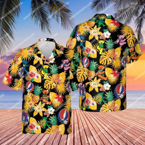 the grateful dead band all over print hawaiian shirt 1