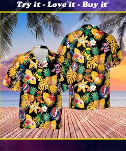 the grateful dead band all over print hawaiian shirt
