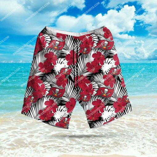 the tampa bay buccaneers football team all over print hawaiian shorts 1 - Copy