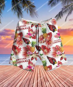 tropical arizona cardinals football all over print hawaiian shorts 1 - Copy