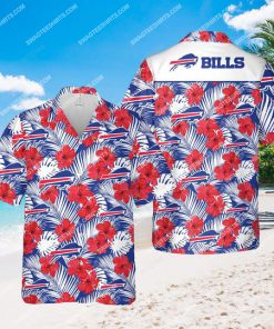 tropical buffalo bills football team all over print hawaiian shirt 1