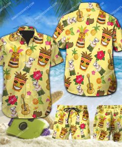 tropical bulldog dog lover all over print hawaiian shirt 2(1)