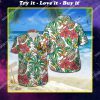 tropical floral bulldog dog lover all over print hawaiian shirt