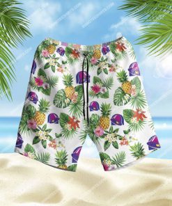 tropical fruit and flower taco bell all over print hawaiian shorts 1 - Copy