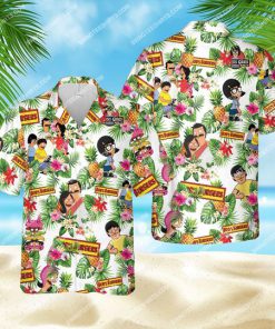 tropical fruit bob's burgers tv show all over print hawaiian shirt 1