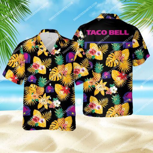 tropical fruit taco bell all over print hawaiian shirt 1
