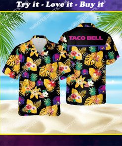 tropical fruit taco bell all over print hawaiian shirt