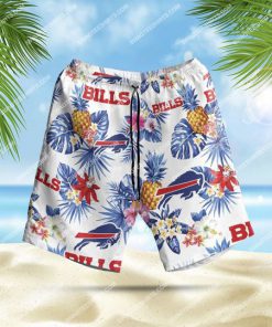 tropical fruits buffalo bills football all over print hawaiian shorts 1