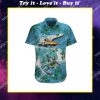 tropical star wars spaceships all over print hawaiian shirt