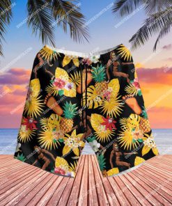 tropical summer bigfoot all over print hawaiian shorts 1 - Copy