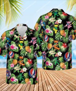 tropical the grateful dead band all over print hawaiian shirt 1 - Copy