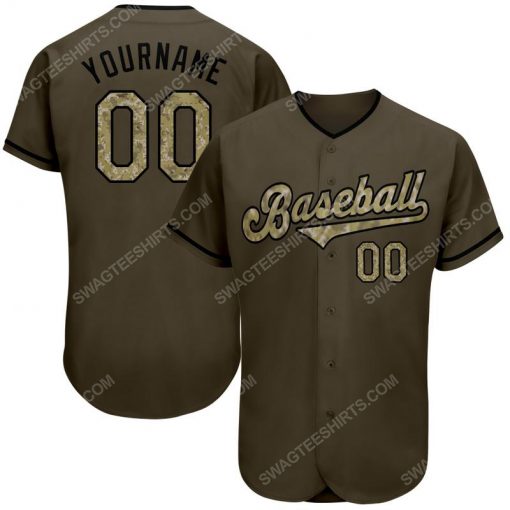 Custom name olive camo-black baseball jersey 1 - Copy (3)