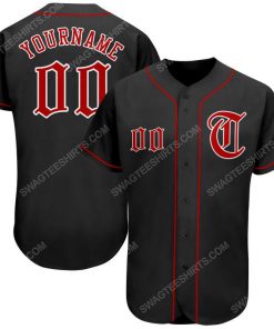 Custom team name navy gold full printed baseball jersey 1 - Copy (2)