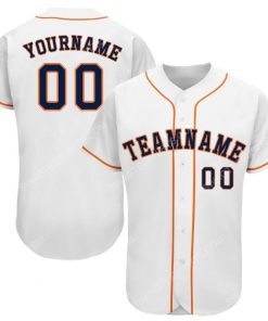 Custom team name white strip navy-orange full printed baseball jersey 1 - Copy (2)